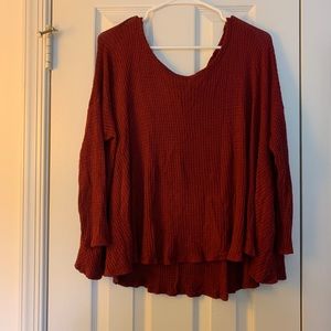 Maroon sweater